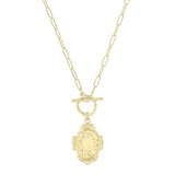 electric picks fortnight gold necklace
