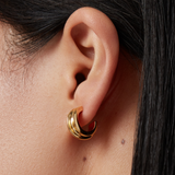 jenny bird mini lennon gold hoops