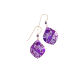 holly yashi lani  pua purple gold niobium earring