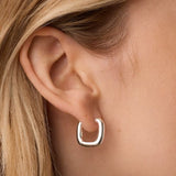 gorjana charlie huggie silver earring