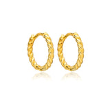 theia 15mm gold hoop earring