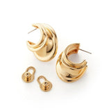 jenny bird gold leona hoop earring