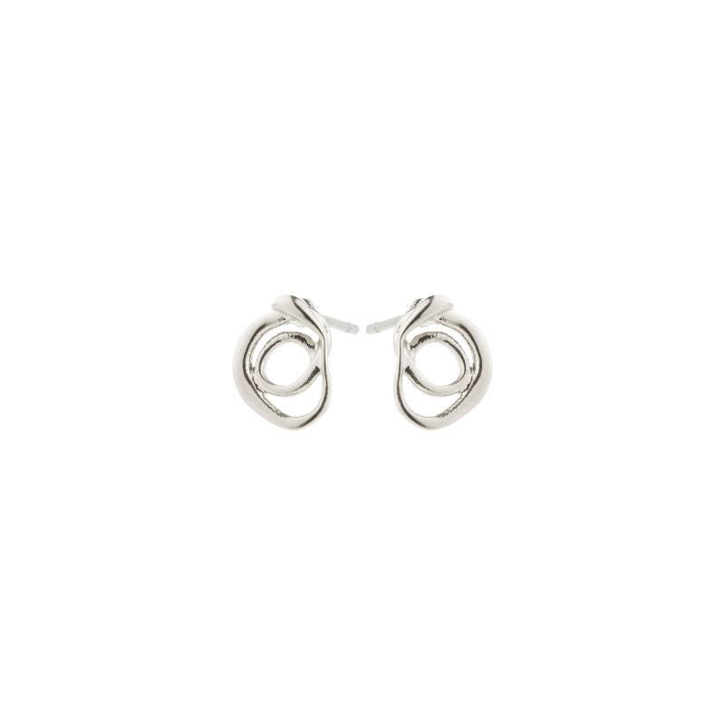 pilgrim diego silver earring