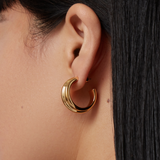 jenny bird lennon gold hoop