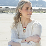 holly yashi lani talisman necklace amber wave gold
