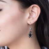 tashi tiny silver cz stud earring