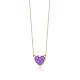 Enamel Heart Necklace