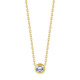 aahana valencia gold cz necklace