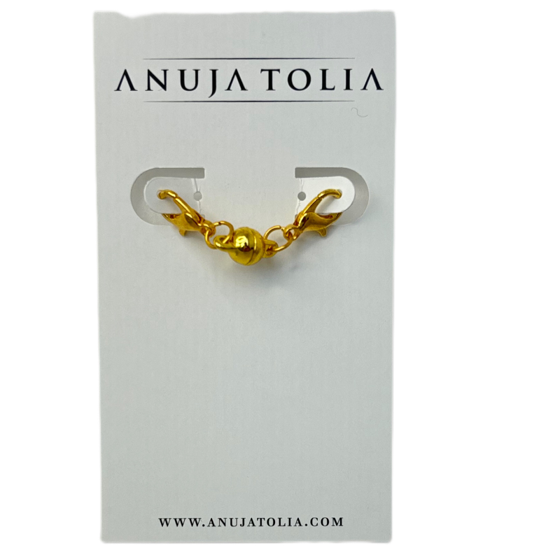 anuja tolia magnetic clasp gold