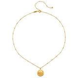 satya gold i am abundant lakshmi necklace