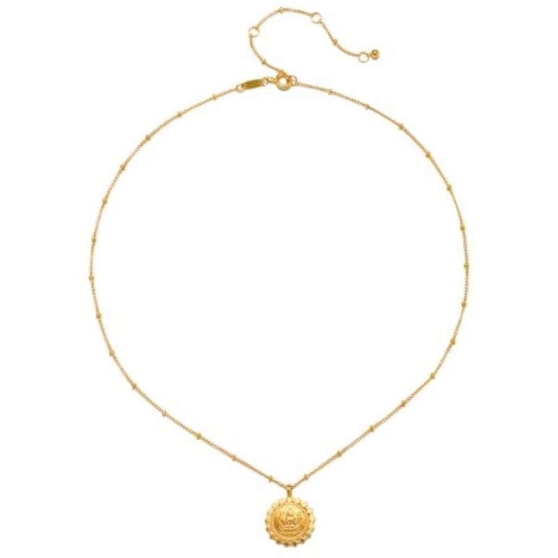 satya gold i am abundant lakshmi necklace