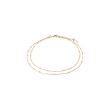 pilgrim elka gold anklet