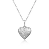 Cosmic Heart Pendant Necklace