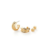 jenny bird mini lennon gold hoops