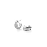 jenny bird mini lennon silver hoops