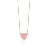 Enamel Heart Necklace