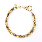Gold Crystal Rope Bracelet