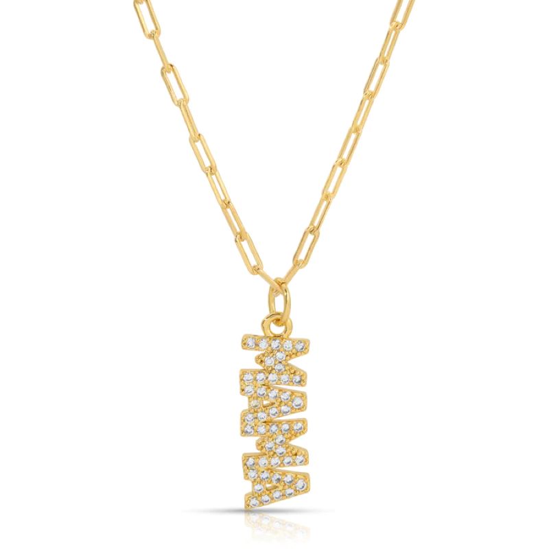 joy dravecky mama pave pave gold charm necklace
