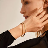pilgrim sophia gold bangle bracelet