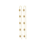 pilgrim blink chain gold earring