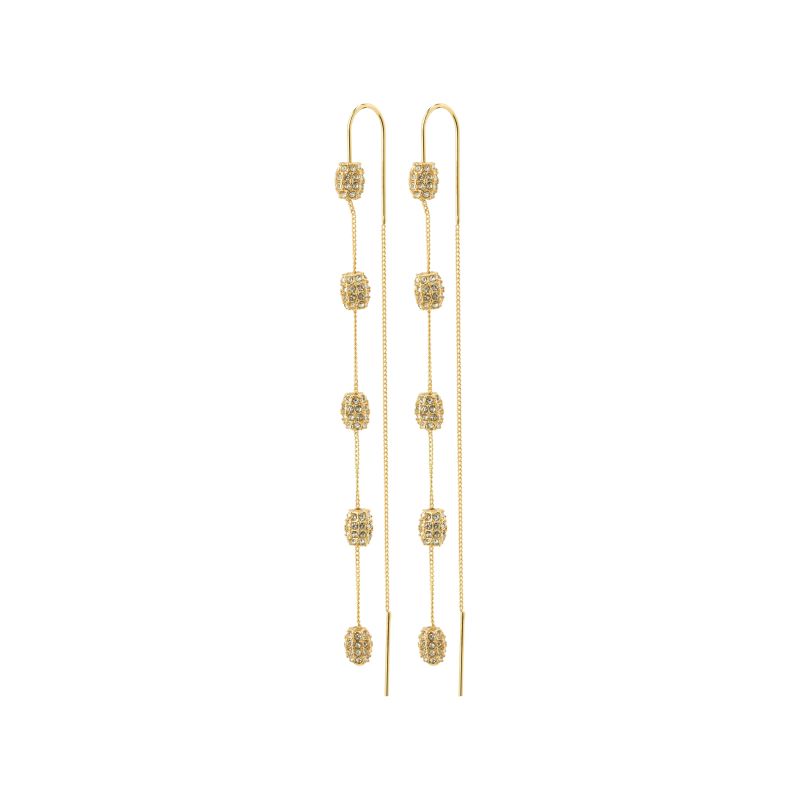pilgrim blink chain gold earring