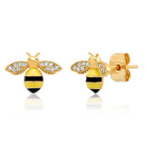 tai enamel bee stud earring