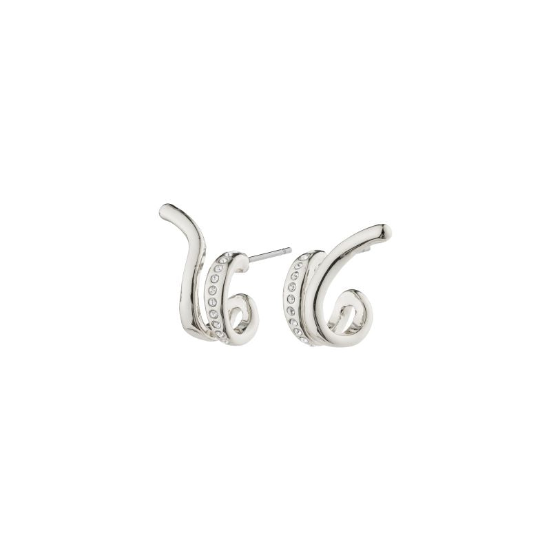 pilgrim nadine silver earring