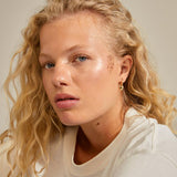 Sophia Heart Hoop Earring