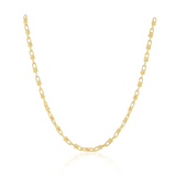 sahira gold u chain link necklace