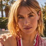 gorjana tatum gold chain huggies