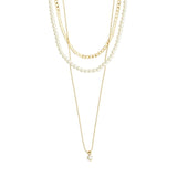 pilgrim baker 3 in 1 gold necklace