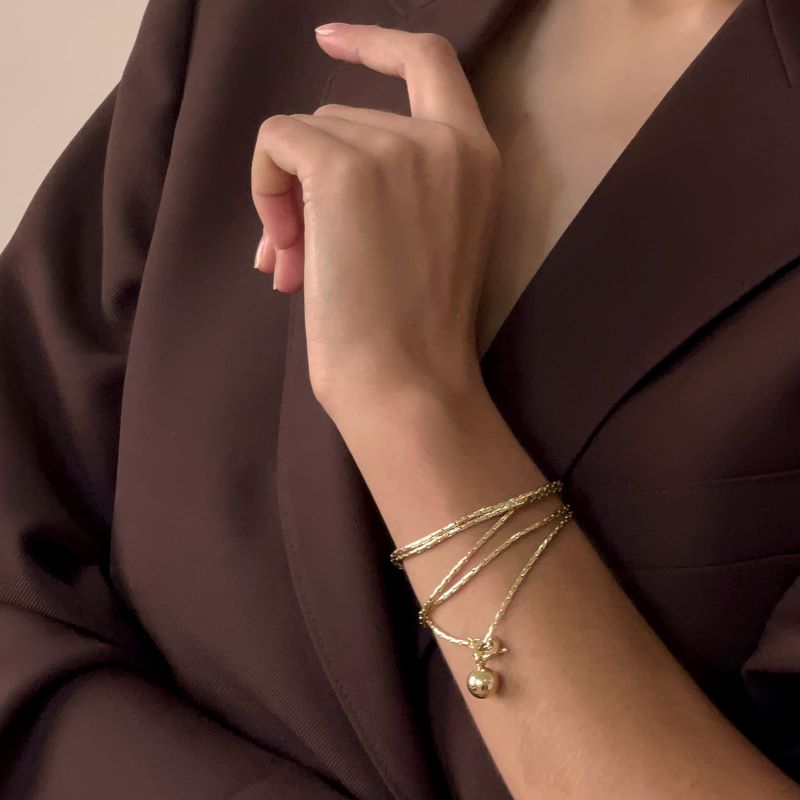 jenny bird constance wrap gold necklace