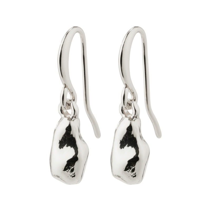 pilgrim chantal silver french hook earring