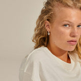 Sophia Heart Hoop Earring