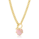 Lover Stone Inlay Necklace
