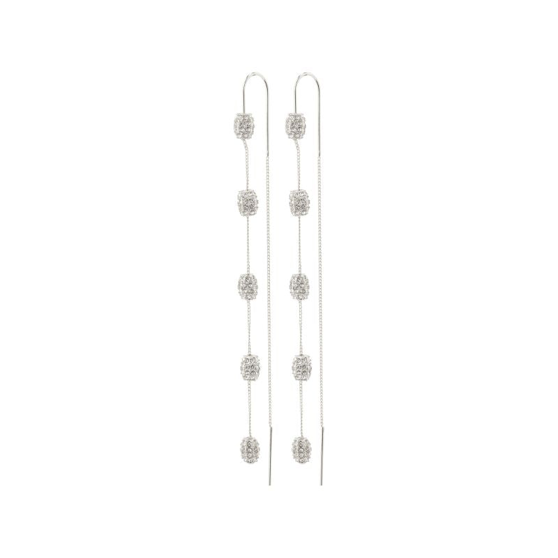 pilgrim blink chain silver earring