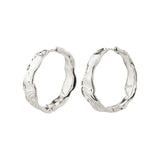 pilgrim julita silver hoop earring