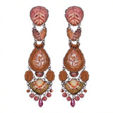 ayala bar soul fire michal red silver earring