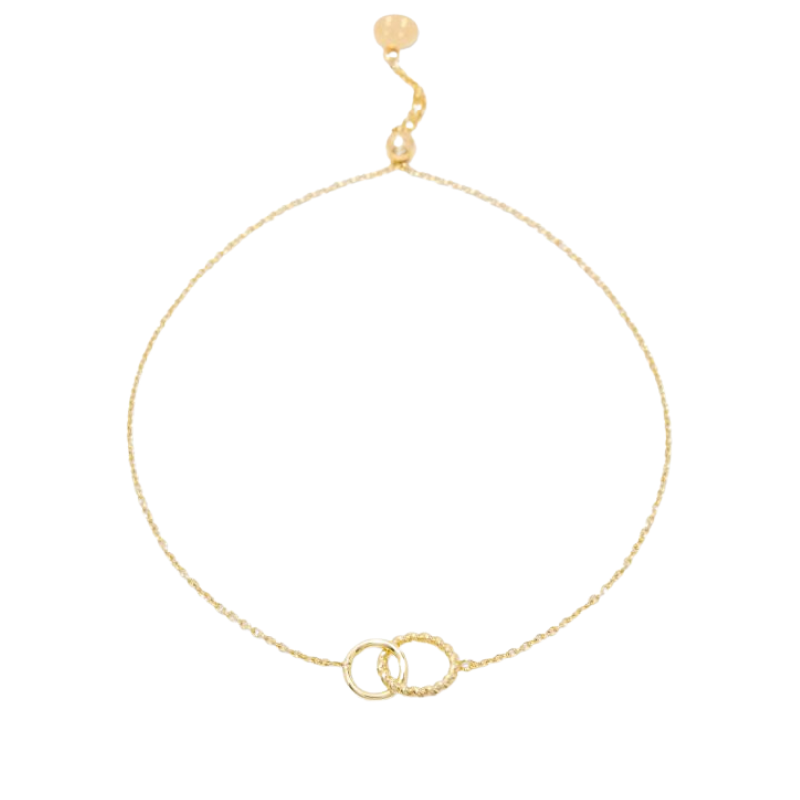 gorjana crew charm bracelet gold