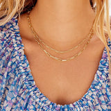 gorjana mini parker gold necklace