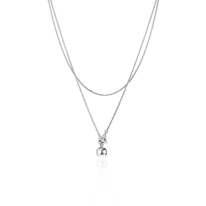 jenny bird constance wrap silver necklace
