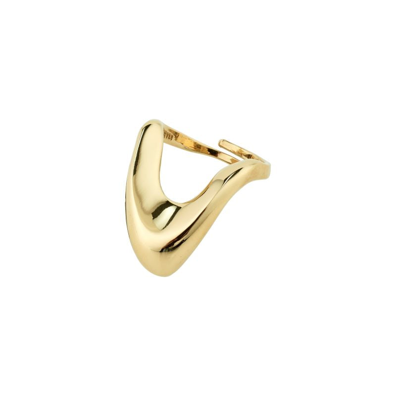 pilgrim cloud gold ring