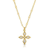 joy dravecky duchess cross cz necklace