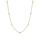 limlim joydrop all around bubble heart gold necklace