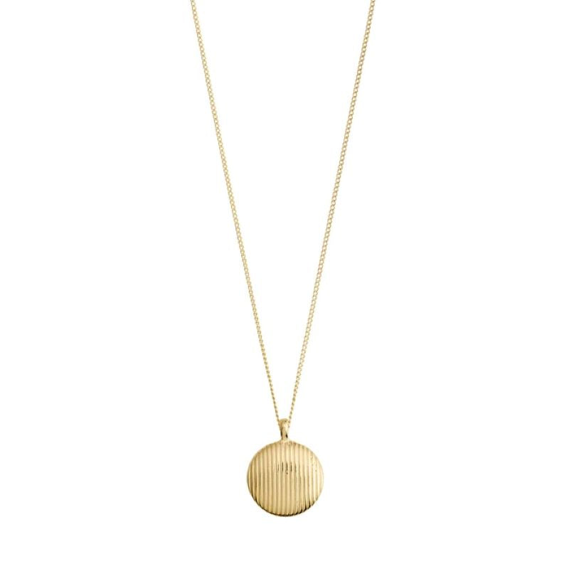 pilgrim xena coin gold necklace