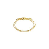 pilgrim rowan gold 2 in 1 bracelet