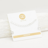 gorjana silver extender 3 inch necklace