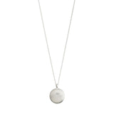 pilgrim xena coin silver necklace