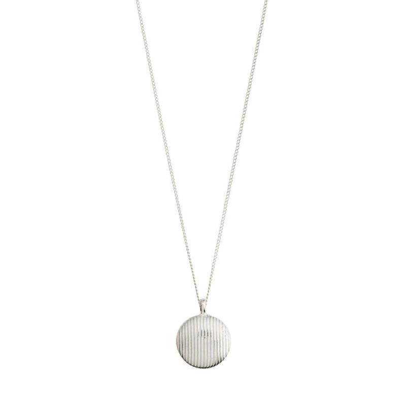 pilgrim xena coin silver necklace