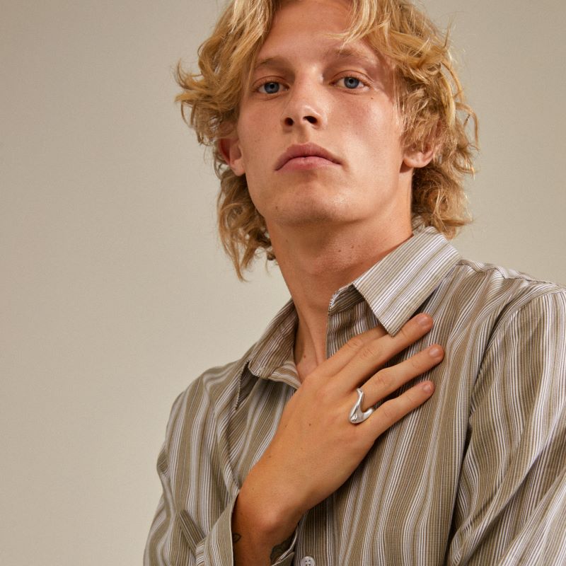 pilgrim cloud silver ring